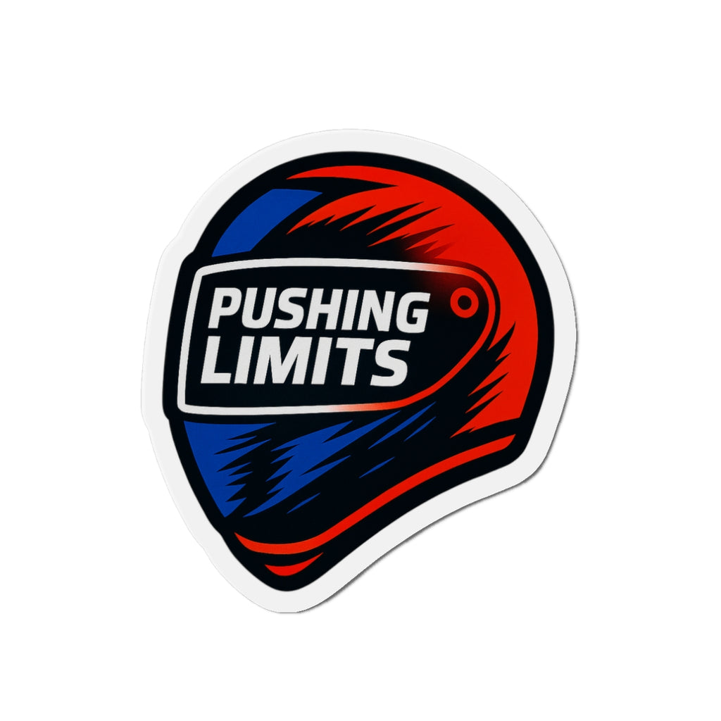 Pushing Limits Helmet Die-Cut Moto Magnet — Honda CBR (Color)
