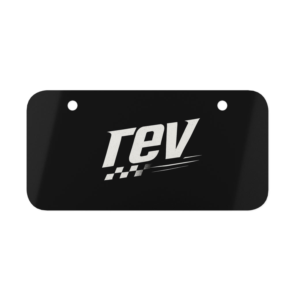Rev Motorcycle License Plate