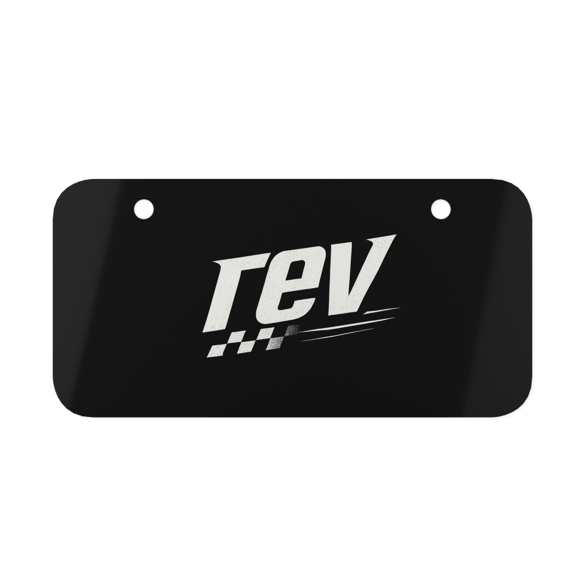 Rev Motorcycle License Plate